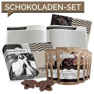 Schokolade Geschenkset 7 Schokoladen Geschenkbox | Weltreise Geschenkidee Schoko Geschenkset für Frauen Männer | Schokoladen Box Geburtstag Weihnachten
